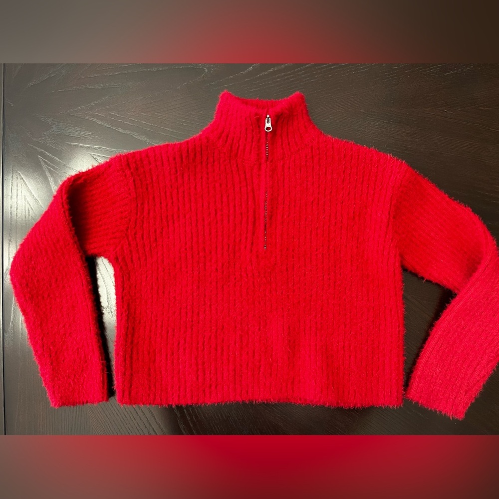 Art Class Vibrant Red Sweater